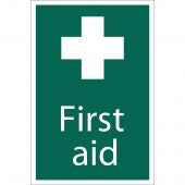 'First Aid' Safety Sign