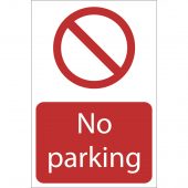 'No Parking' Prohibition Sign