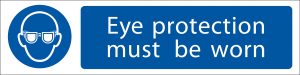 'Eye Protection' Mandatory Sign
