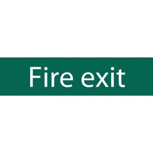 Fire Exit' Safety Sign