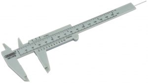 0 - 150mm or 6" Plastic Vernier Caliper