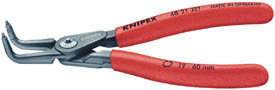Knipex 48 21 J21 165mm 90° Internal Straight Tip Circlip Pliers 19 - 60mm Capacity