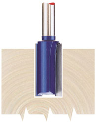 1/4" Straight 12.7 x 25mm TCT Router Bit