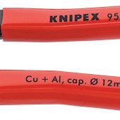 Knipex 95 41 165SBE 165mm Copper or Aluminium Only Cable Shear with Sprung Handles