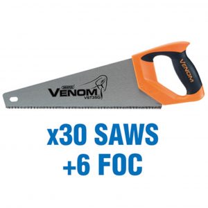 First Fi x Draper Venom® Triple Ground Tool Box Saws (added value pack 30 saws + 6 foc)