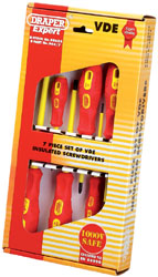 VDE Approved Fully Insulated Screwdriver Set (7 Piece)