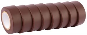 10M x 19mm Brown Insulation Tape to BSEN60454/Type2 (Pack of 8)