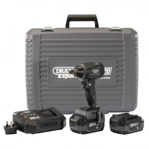 XP20 20V Brushless 1/2" Impact Wrench (300Nm) with 2x 4Ah Batteries and Fast Charger