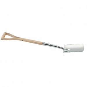 Draper Heritage Stainless Steel Border Spade with Ash Handle