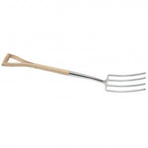 Draper Heritage Stainless Steel Digging Fork with Ash Handle