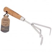 Draper Heritage Stainless Steel Hand Cultivator with Ash Handle