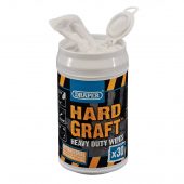 Draper Hard Graft Wipes (Pack of 30)