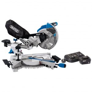 D20 20V Brushless 185mm Sliding Compound Mitre Saw with 5Ah Battery And Twin Charger